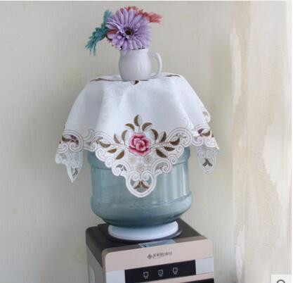 Európska pastoračná látka, kryt na dávkovač vody, čipkovaný kryt na dávkovač vody, kryt na vedro, viacúčelový kryt proti prachu, moderná látka