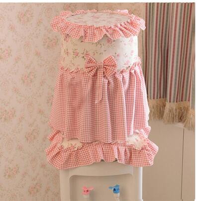 Európsky kryt na dávkovač vody, jednoduchý moderný domáci obývací kút, kryt na minerálnu vodu, látkový, vertikálny, dvojdielny, vedro