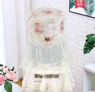 Κάλυμμα σιντριβανιού ύφασμα δαντέλα κήπου καθιστικού κάλυμμα σιντριβανιού κάλυμμα κάδου σετ 2 τεμαχίων