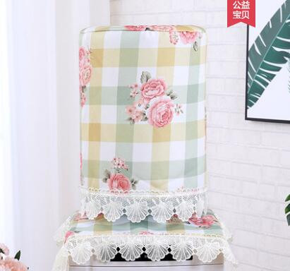 Κάλυμμα σιντριβανιού ύφασμα δαντέλα κήπου καθιστικού κάλυμμα σιντριβανιού κάλυμμα κάδου σετ 2 τεμαχίων