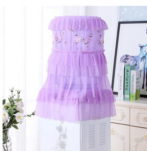 Το νέο κάλυμμα νερού δύο τεμαχίων κάλυμμα σκόνης οικιακού σαλονιού Κορεατικού ευρωπαϊκού στυλ ύφασμα δαντέλας κάθετο βαρέλι κόκκινο