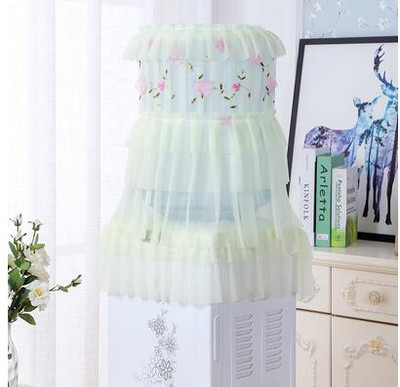 Το νέο κάλυμμα νερού δύο τεμαχίων κάλυμμα σκόνης οικιακού σαλονιού Κορεατικού ευρωπαϊκού στυλ ύφασμα δαντέλας κάθετο βαρέλι κόκκινο