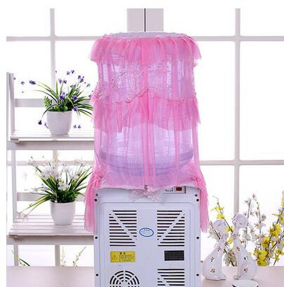 Το νέο κάλυμμα νερού δύο τεμαχίων κάλυμμα σκόνης οικιακού σαλονιού Κορεατικού ευρωπαϊκού στυλ ύφασμα δαντέλας κάθετο βαρέλι κόκκινο