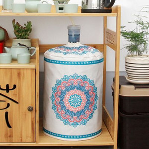 Bavlnené ľanové potlačené plátno, umelecké kryty na pitie, fontány, sudy, dávkovač vody, prachový ochranný kryt pre domácnosť