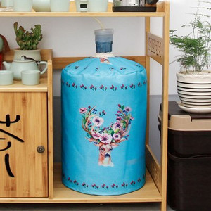 Bavlnené ľanové potlačené plátno, umelecké kryty na pitie, fontány, sudy, dávkovač vody, prachový ochranný kryt pre domácnosť