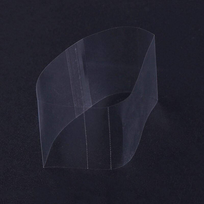 200 kom/lot Pvc prozirne termoskupljajuće trake Warp film za Essention čepove boca, AL staklenke, boce, tube, sprej za parfeme