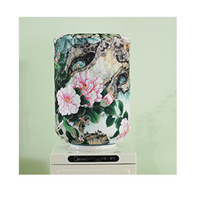 SRYSJS Εκτυπωμένο κάλυμμα σκόνης διανομέα νερού κινέζικες ζωγραφιές Floral Creative Drinking Fountains Κάλυμμα διανομέα νερού