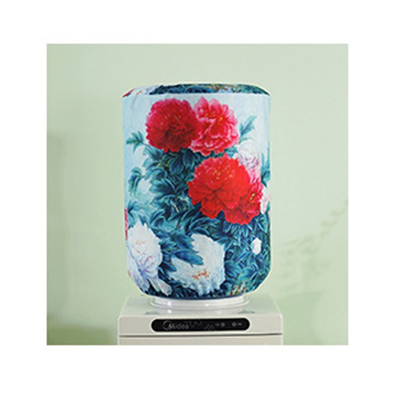 SRYSJS spausdintas vandens dozatoriaus dulkių dangtelis Kinų paveikslai, gėlių kūrybingi gėrimo fontanai, vandens dozatoriaus dangtelis