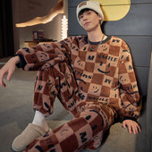 Bluză de puf și pijama de jos pentru bărbați