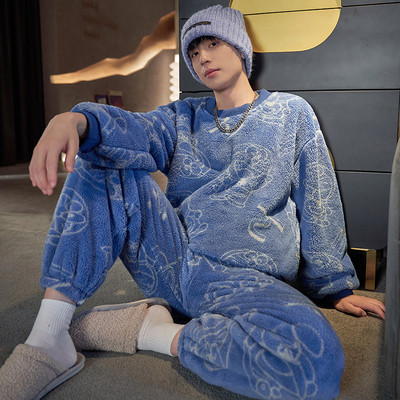 Bluză de puf și pijama de jos pentru bărbați