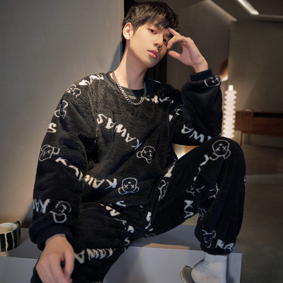 Bluză de puf și pijama de jos pentru bărbați