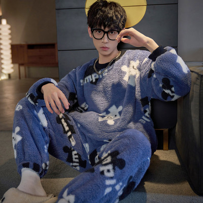 Bluză de puf și pijama de jos pentru bărbați