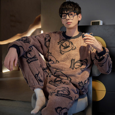 Bluză de puf și pijama de jos pentru bărbați