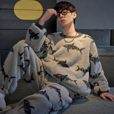 Bluză de puf și pijama de jos pentru bărbați