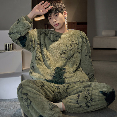 Bluză de puf și pijama de jos pentru bărbați