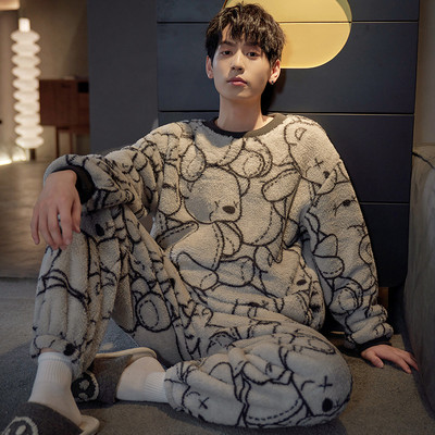 Bluză de puf și pijama de jos pentru bărbați