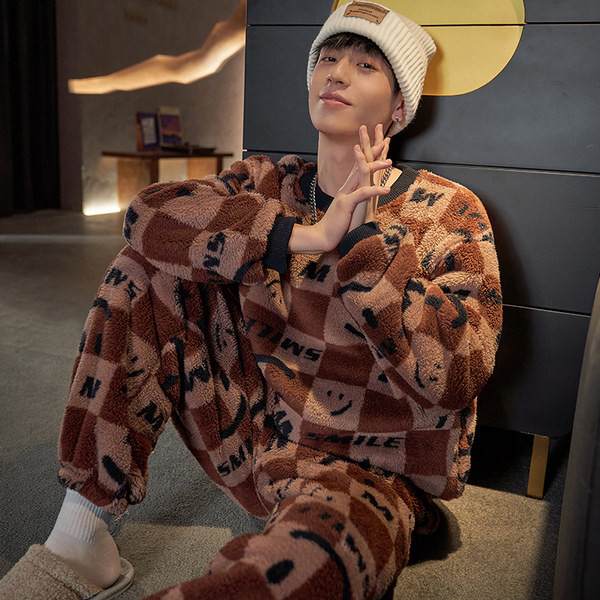 Bluză de puf și pijama de jos pentru bărbați