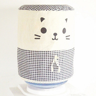 Nábytok z bavlny a ľanu, prachový kryt na pitnú fontánu, opakovane použiteľný, chránič pitnej fontány pre domácnosť, dekorácia kancelárskeho vedra