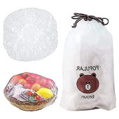 100 ks vreciek na uchovávanie čerstvých potravín, zahusťovacie obaly na potraviny, opakovane použiteľné kryty misiek, elastické viečka na nádoby na potraviny, elastické kryty na skladovanie potravín