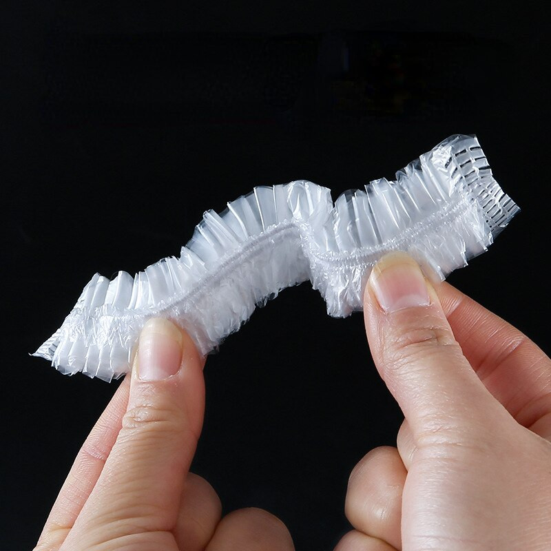 Kryt na uchovávanie čerstvosti, zvyšky jedla, kryt na misku, elastická fólia na ústa, kryt na misku, domácnosť, 100 ks strečovej fólie