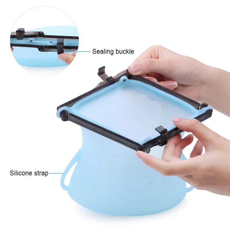 Silikónové vrecká na opakované použitie, uchovávanie čerstvých potravín, vrecko Saran do mikrovlnnej rúry/mrazničky, uzatváranie potravín a sendvičové vrecko