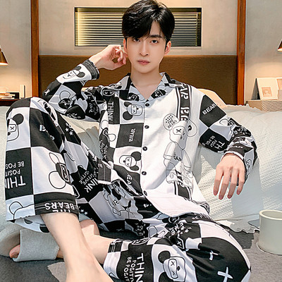 Vyriška dviejų dalių pižama - apačia su viršumi