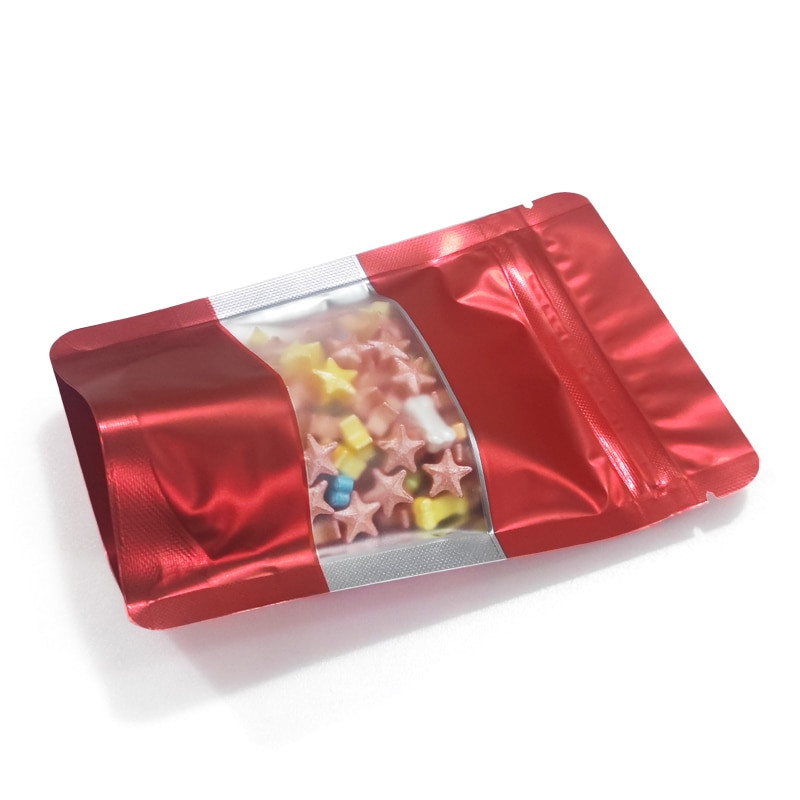 Vlastné logo Tlač laminované hliníkové Mylar balenie Stand Up Puzdro Matná čierna farebná taška s oknami