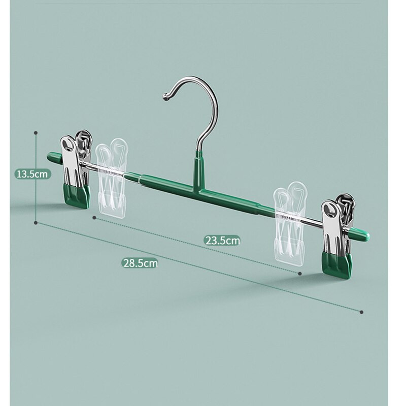 10 vnt. nerūdijančio plieno kelnių kabykla, drabužių kabykla, neslystanti segtukai kelnių pakabos apatinių drabužių laikymo spinta, džiovinimo lentyna