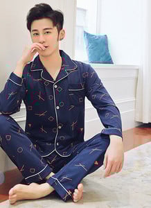 Noul model de pijamale bărbați din două piese