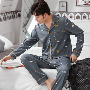 Нов модел мъжка пижама от две части 
