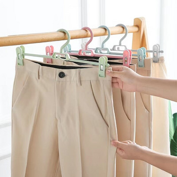 Νέα 10 τμχ Κρεμάστρα παντελονιών Ρούχα για παντελόνια, κοντή φούστα Παντελόνι Organizer Ντουλάπα Αποθηκευτικός χώρος Εξοικονόμηση χώρου Ρούχα, pp Υλικό