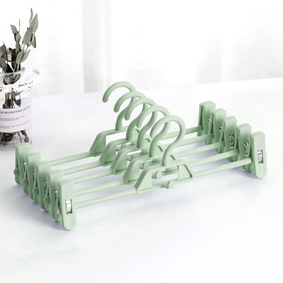 Nova vješalica za hlače od 10 komada, stalak za hlače, kratka suknja Organizator za hlače, ormar za pohranu prostora za pohranu stalak za odjeću, pp materijal