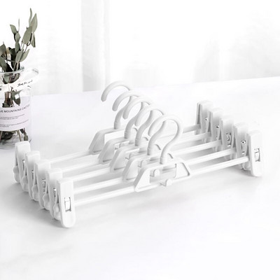 Nova vješalica za hlače od 10 komada, stalak za hlače, kratka suknja Organizator za hlače, ormar za pohranu prostora za pohranu stalak za odjeću, pp materijal