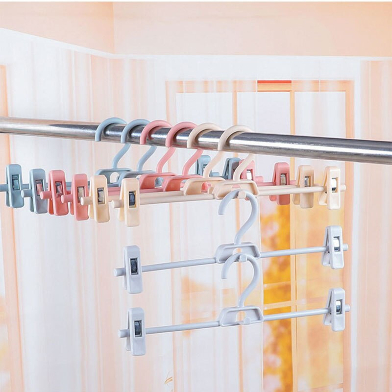 Nova vješalica za hlače od 10 komada, stalak za hlače, kratka suknja Organizator za hlače, ormar za pohranu prostora za pohranu stalak za odjeću, pp materijal