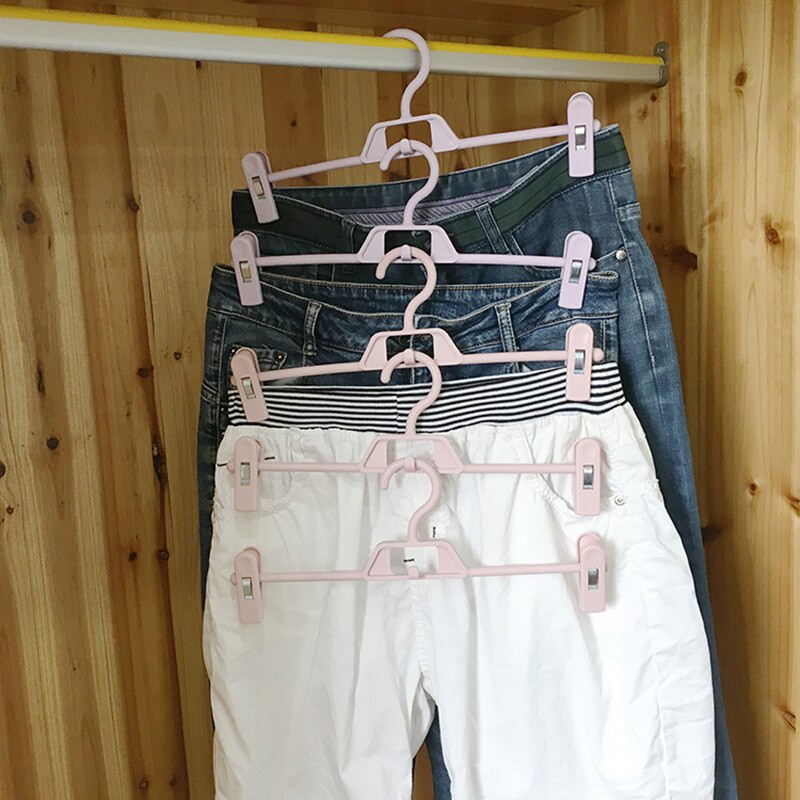 Nova vješalica za hlače od 10 komada, stalak za hlače, kratka suknja Organizator za hlače, ormar za pohranu prostora za pohranu stalak za odjeću, pp materijal