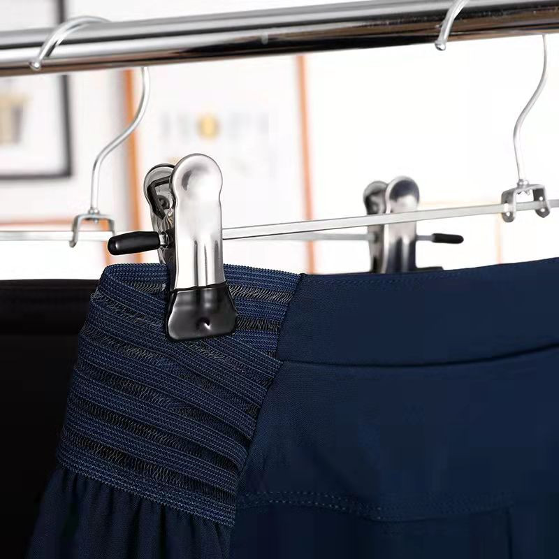5/10 τεμ. Σπίτι από ανοξείδωτο ατσάλι Παντελόνι Ράφι Φούστα Παντελόνι Κλιπ Ντουλάπα Οργανωτή Κρεμάστρα Παντελόνι Στέγνωμα Παντελόνι Κάλτσες Εσώρουχα