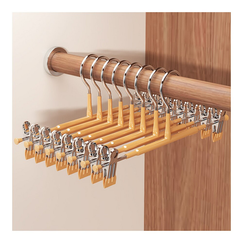 Pakaramais biksēm ietaupi vietu drēbju skapī Drēbju statīvs mēteļu statīvs Veļas kleita Žāvēšana Bērnu Mazuļu organizators Ārā ar klipšiem