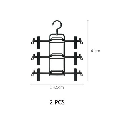 SHIMOYAMA Hlače Stalak za odjeću Ormar Organizator Vješalice za hlače Višenamjenske podesive višeslojne suknje Hlače Police za ormar