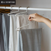 SHIMOYAMA 5/10 vnt Neslystančios kelnių pakabos Daugiafunkcinės kelnių laikymo lentynos Spinta Drabužių Organizatorius Plieninis sijonas kaklaraištis lentyna