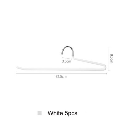 SHIMOYAMA 5/10 vnt Neslystančios kelnių pakabos Daugiafunkcinės kelnių laikymo lentynos Spinta Drabužių Organizatorius Plieninis sijonas kaklaraištis lentyna