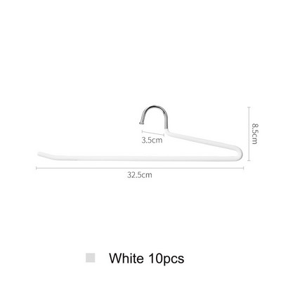 SHIMOYAMA 5/10 vnt Neslystančios kelnių pakabos Daugiafunkcinės kelnių laikymo lentynos Spinta Drabužių Organizatorius Plieninis sijonas kaklaraištis lentyna