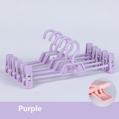 10 τμχ Αντιολισθητικό παντελόνι Κρεμάστρα Ρούχα Οργανωτή Κρεμάστρα παντελονιών Φούστα Εσώρουχα Σχάρα στεγνώματος PP Υλικό Ντουλάπα Αποθηκευτικός Χώρος Εξοικονόμηση