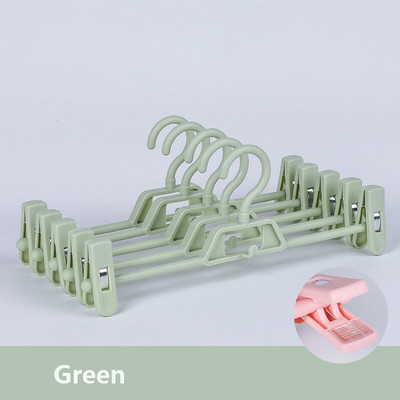 10 τμχ Αντιολισθητικό παντελόνι Κρεμάστρα Ρούχα Οργανωτή Κρεμάστρα παντελονιών Φούστα Εσώρουχα Σχάρα στεγνώματος PP Υλικό Ντουλάπα Αποθηκευτικός Χώρος Εξοικονόμηση