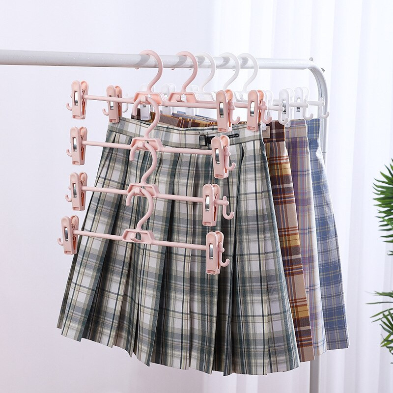 10 τμχ Αντιολισθητικό παντελόνι Κρεμάστρα Ρούχα Οργανωτή Κρεμάστρα παντελονιών Φούστα Εσώρουχα Σχάρα στεγνώματος PP Υλικό Ντουλάπα Αποθηκευτικός Χώρος Εξοικονόμηση