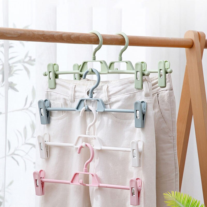 10 τμχ Αντιολισθητικό παντελόνι Κρεμάστρα Ρούχα Οργανωτή Κρεμάστρα παντελονιών Φούστα Εσώρουχα Σχάρα στεγνώματος PP Υλικό Ντουλάπα Αποθηκευτικός Χώρος Εξοικονόμηση
