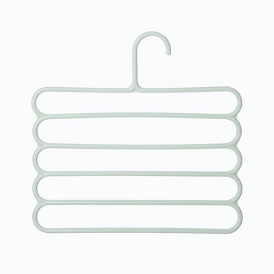 Αντιολισθητική σχάρα παντελονιών 5 στρώσεων Πολυλειτουργική ντουλάπα κρεμαστή ράφι παντελονιών Ράφι κασκόλ, μεταξωτό κασκόλ για γραβάτα