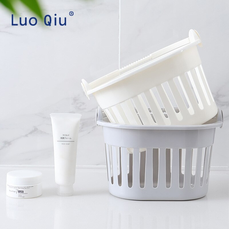 Plastikinis buitinis daugiafunkcis priėmimo krepšelis paprastas rankinis vonios kambarys, tuščiaviduris priėmimo krepšys