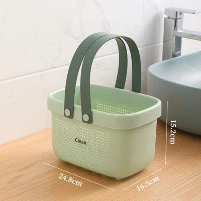 Kúpeľňový kúpací kôš Prenosný úložný kôš Zahusťovací umývací mydlo Kozmetický sprchový úložný kôš Úložný box na drobnosti