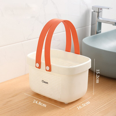 Kúpeľňový kúpací kôš Prenosný úložný kôš Zahusťovací umývací mydlo Kozmetický sprchový úložný kôš Úložný box na drobnosti