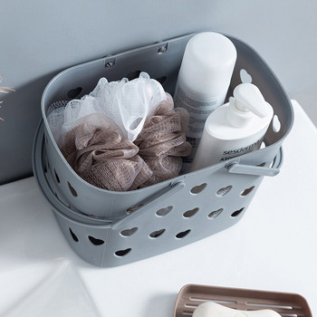 Φορητό κούφιο καλάθι μπάνιου Fashion Gel Shower Shampoo Καθαριστικό προσώπου Καλάθι αποθήκευσης Πλαστικό κουτί Καλάθι αγορών